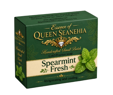 Queen Seanehia Spearmint Fresh Cold Process Soap